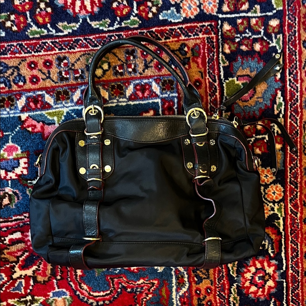 MZ Wallace Black handle and crossbody everyday bag